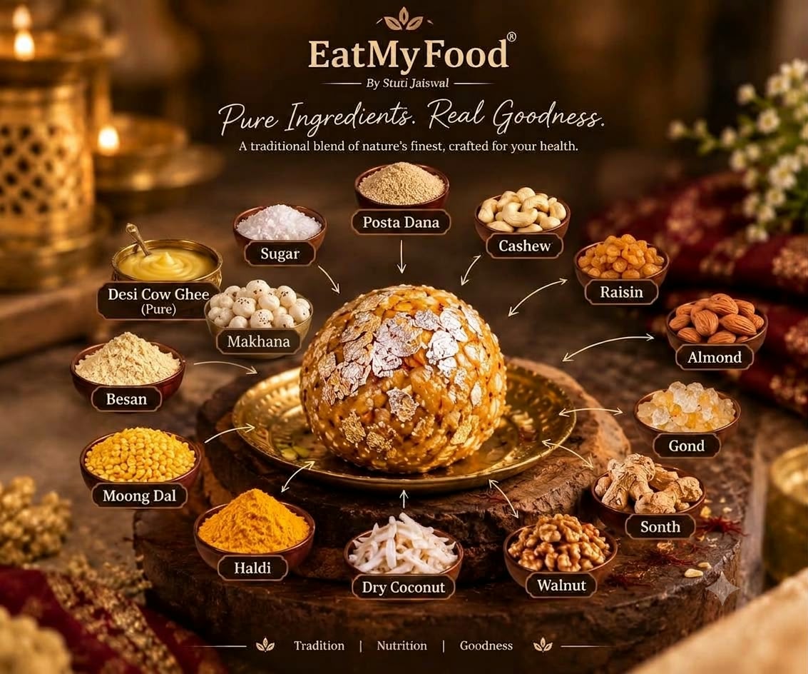 Dry Fruits Sonth Laddu 400g | Traditional Immunity Supporting Sweet