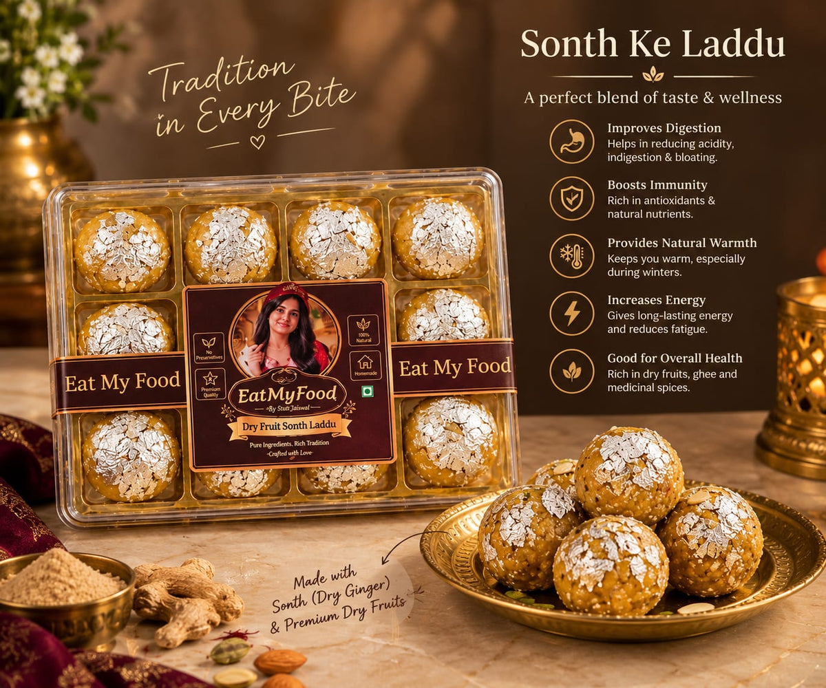 Dry Fruits Sonth Laddu 400g | Traditional Immunity Supporting Sweet